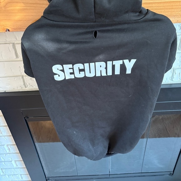 *2/$15* Black Security Hoodie - Picture 2 of 3